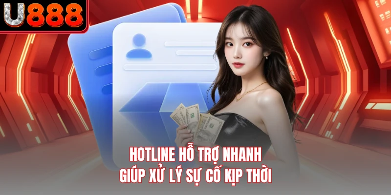 Hotline hỗ trợ nhanh giúp xử lý sự cố kịp thời